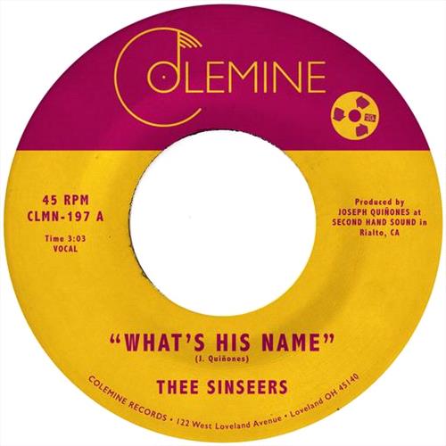 Glen Innes, NSW, What's His Name, Music, Vinyl 7", Rocket Group, Jan22, Colemine Records, Thee Sinseers, Soul