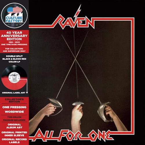 Glen Innes, NSW, All For One , Music, Vinyl LP, Rocket Group, Mar23, CULTURE FACTORY USA, Raven, Rock