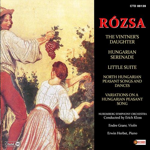 Glen Innes, NSW, The Vintner's Daughter, Hungarian Serenade, Little Suite, North Hungarian Peasant Songs, Music, CD, MGM Music, May23, Citadel / BSX Record, Rzsa, Classical Music